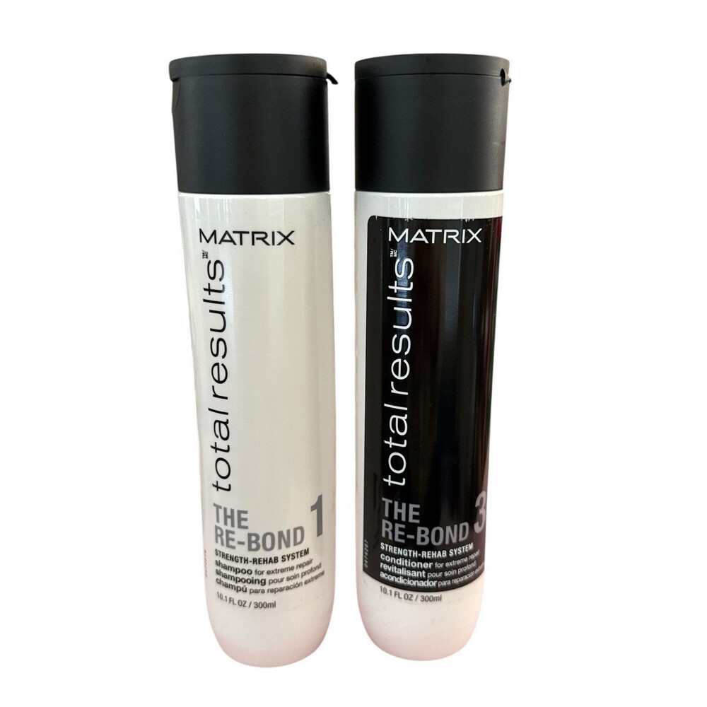 Matrix Total Results The Re-Bond 1 Shampoo & 3 Conditioner 10.1 Fl Oz New